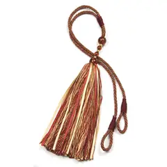 Kenney - Abrazadera Decorada Mediana Vino-Oro