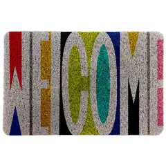 Just Home Collection - Tapete para entrada Welcome de 40 x 60 cm Multicolor