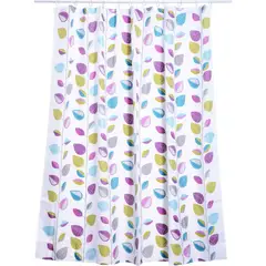 Just Home Collection - Cortina de baño Hojas de 178 x 180 cm Multicolor