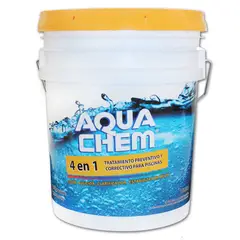 Aquachem - Tratamiento preventivo y correctivo para Alberca 4 en 1 de 20 kg