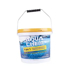 Aquachem - Tratamiento Preventivo y Correctivo para Albercas 4 en 1 de 4 Kilos