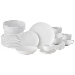 Just Home Collection - Juego de vajilla porcelana 30 piezas