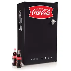 Nostalgia - Refrigerador Cocacola Negro 3.2 Pies