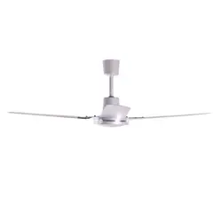 Igoto - Ventilador de Techo Industrial 3 Aspas de 56" Blanco