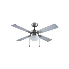 Igoto - Ventilador de Techo Breeza 4 Aspas y 1 Luz de 42" Gris