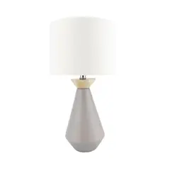 Luzerna - Lámpara de mesa Bolus de 60W tipo E27 Gris