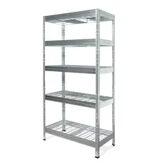 Fixser - Estante galvanizado 5 niveles 90 x 180 x 45 cm