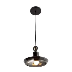 Artlamp - Lámpara colgante acabado negro cromo