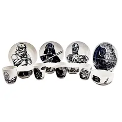 Fun Kids - Vajilla Star Wars 12 piezas