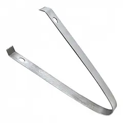 Tablecraft - Pinzas para hielo de acero inoxidable 17 centímetros
