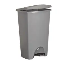 undefined - Bote de Basura Plástico con Pedal de 44L Gris