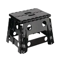 Vanyplas - Banquito Plegable Plástico Negr0