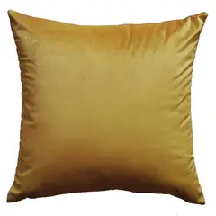 Just Home Collection - Cojín decorativo color dorado de 43x43 cm.