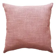 Hc Home Collection - Cojín color palo de rosa de 43x43 cm.