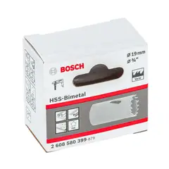 Bosch - Brocasierra bimetal hss 19 mm, 3/4"