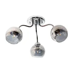 Bright Star Lighting - Lámpara de Techo Cromo 3 Luces E27