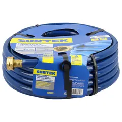Surtek - Manguera armada 1/2" con conector metálico 15 mts.