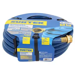 Surtek - Manguera armada 1/2" con conector metálico 10 mts.