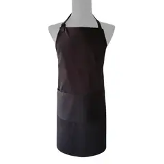 Aruk - Mandil gabardina sanforizado negro