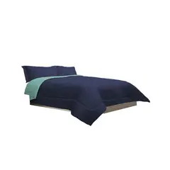 Spring Air - Edredón Individual Reversible Azul/ Turquesa