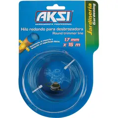 Aksi - Hilo redondo para desbrozadora de 1.65 mm. x 15 m.