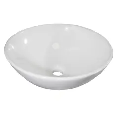 Tendenzza - Lavabo Ovalin Tenna Cerámico Circular