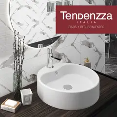 Tendenzza - Lavabo Ovalin Cerámico Imera Redondo