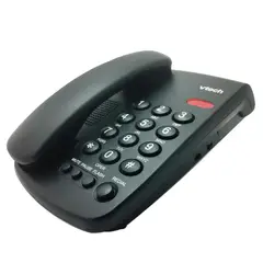 Vtech - Telefono Alambrico Con Luz de Llamada Entrante Color Negro