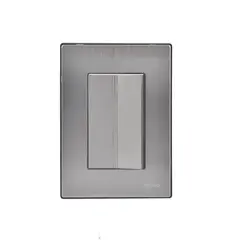 Igoto - Placa Inox Con 1 Apagador De 3 Modulos
