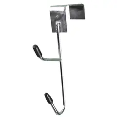 4 Habitat.Com - Perchero Sencillo para Puerta Cromado