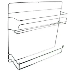 4 Habitat.Com - Especiero con portapapel Cromado