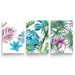 Dcanvas - Cuadro canvas plantas de colores