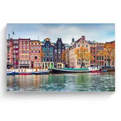 Dcanvas - Cuadro canvas Amsterdam en otoño