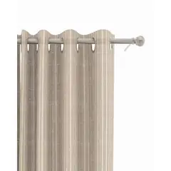 Just Home Collection - Cortina Tergal Raya Crema 135 x 250 cm par