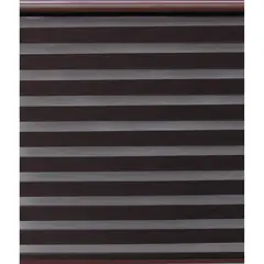 Deco Persiana - Persiana Enrollable Dúo Premium Chocolate 120 x 250 cm