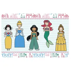 Sybel - Mantel vinil Princesas corazones