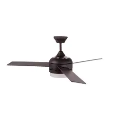 Designers - Ventilador de Techo 3 Aspas con 1 Luz de 52" Chocolate