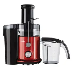 Oster - Extractor de jugos de 2 velocidades Rojo