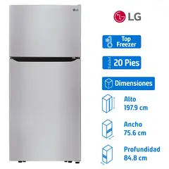 Lg - Refrigerador Top Freezer 20 Pies