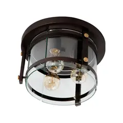 Ikelite - Lámpara de Techo Vintage 3 Luces E27