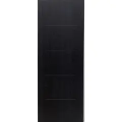 Multimarca - Puerta Tambor MDF Nápoles Gris Obsidiana 4 Líneas Intermedias 70 x 213 cm