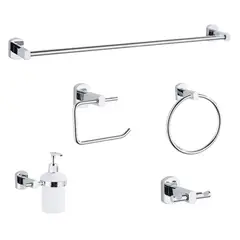 Dica - Set De Accesorios 5 Piezas Cromado