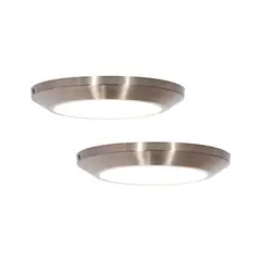 Ikelite - 2 Lámparas Plafón Led Niquel