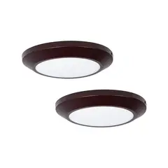 Ikelite - 2 Lámparas Plafón Led Chocolate