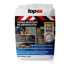 Topex - Mortero de reparación 25 kg