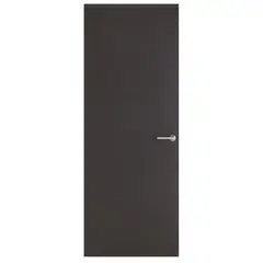 Multimarca - Puerta Tambor MDF Lisa Color Chocolate 80 x 213 cm