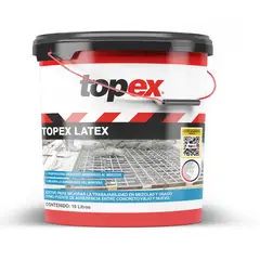 Topex - Aditivo Adherente entre Concreto Viejo y Nuevo Latex - 19 litros