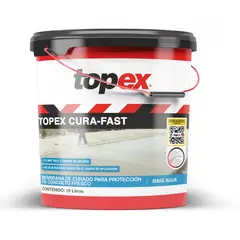 Topex - Membrana de Curado para Protección de Concreto Fresco Cura Fast - 19 litros