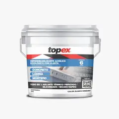 Topex - Impermeabilizante Acrílico - 6 Años de 3.8 litros - Blanco