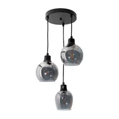 Ikelite - Lámpara Colgante Cristal 3 Luces E27